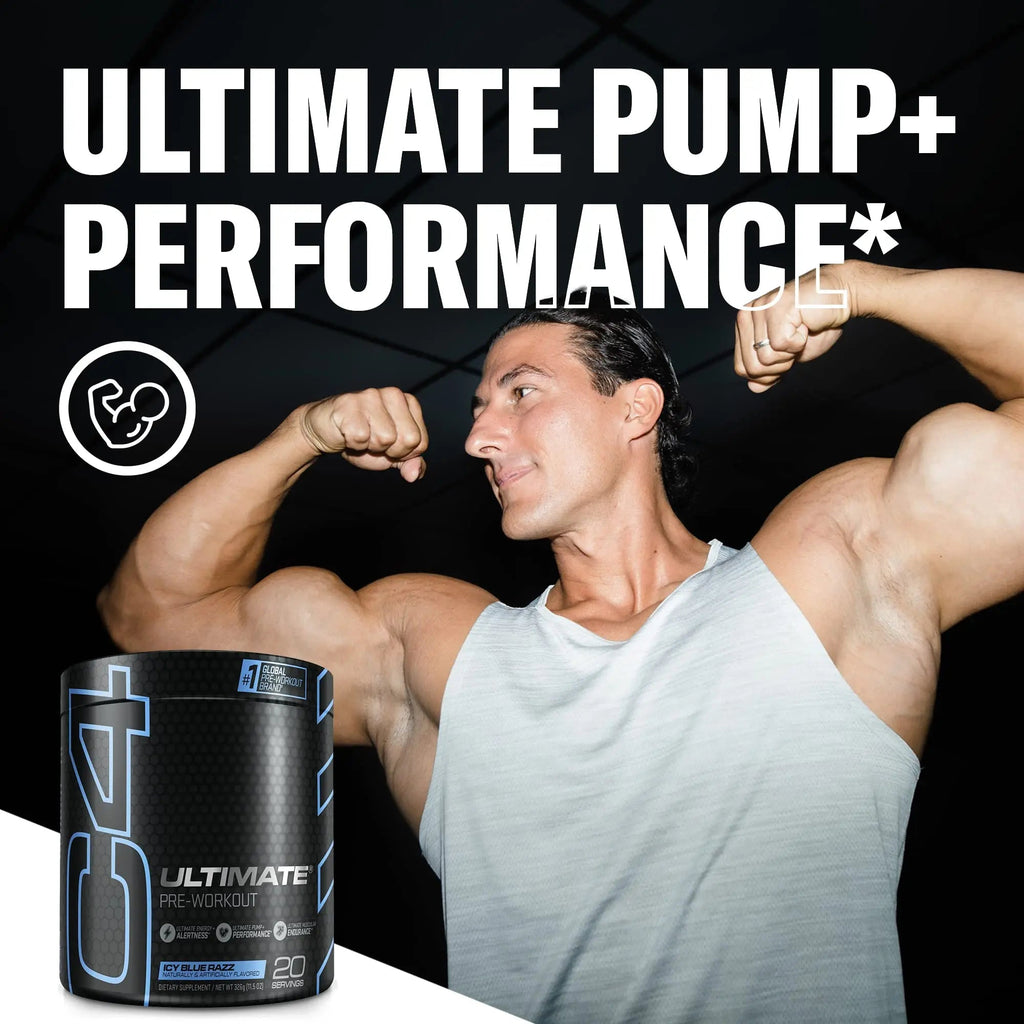 Cellucor C4 Ultimate Pre Workout Powder ICY Blue Razz - Sugar Free Preworkout Cellucor Au supplements