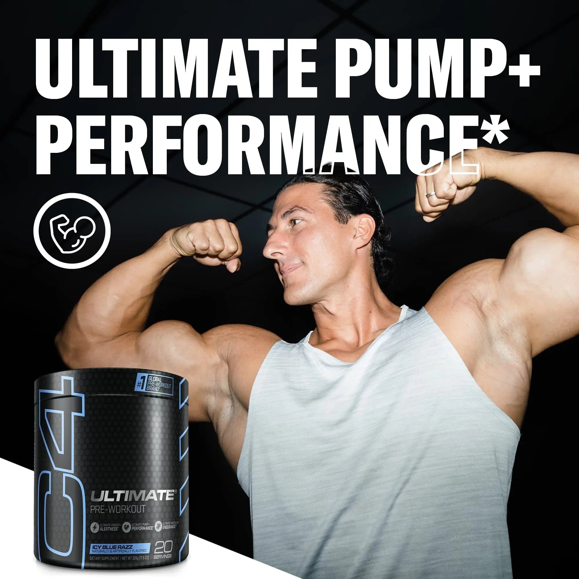 Cellucor C4 Ultimate Pre Workout Powder ICY Blue Razz - Sugar Free Preworkout Cellucor Au supplements