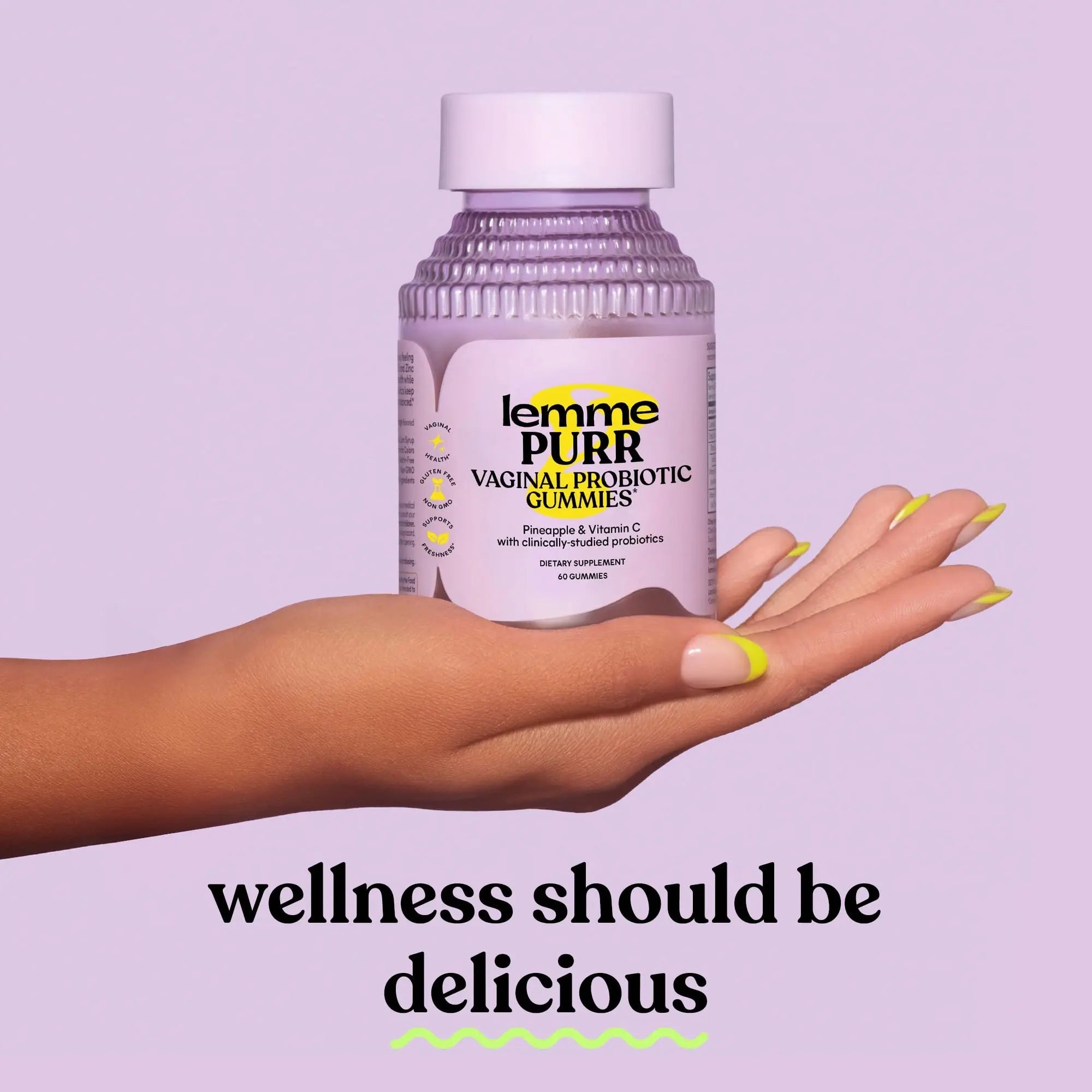 Lemme Purr Vaginal Probiotic Gummies for Women - Balanced pH, Healthy Odor, Yeast Balance & Flora Support Lemme Au supplements