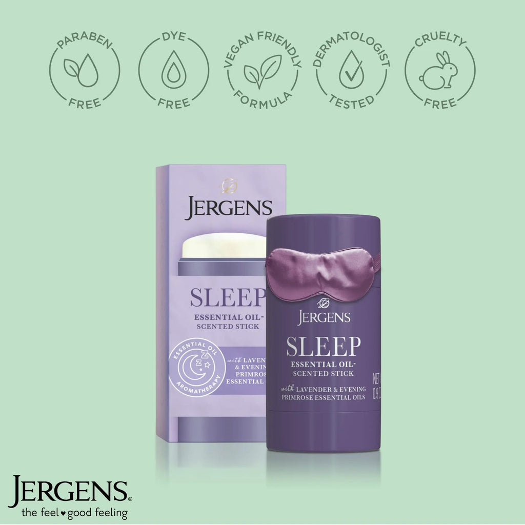 Jergens Sleep Stick Restful Blend Essential Oil Balm, Aromatherapy Jergens Au supplements