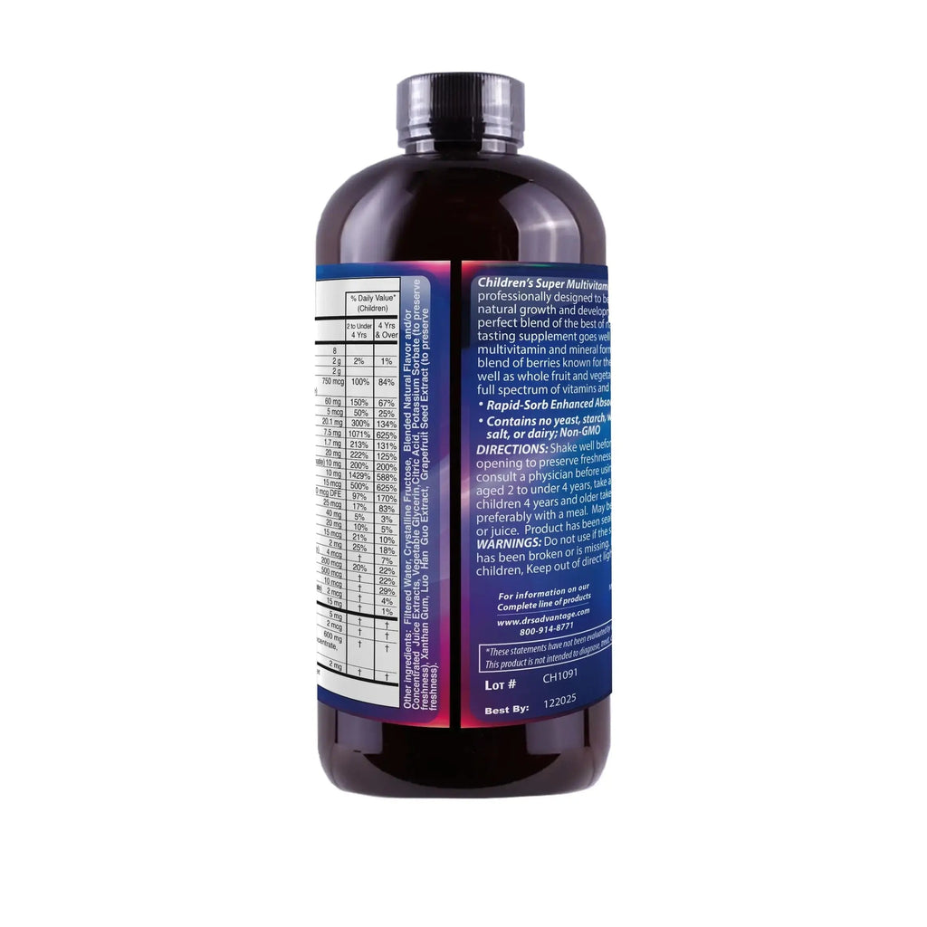 Dr's Advantage DA862 Liquid Children's Multivitamin and Minerals, 16 oz. Dr's Advantage Au supplements