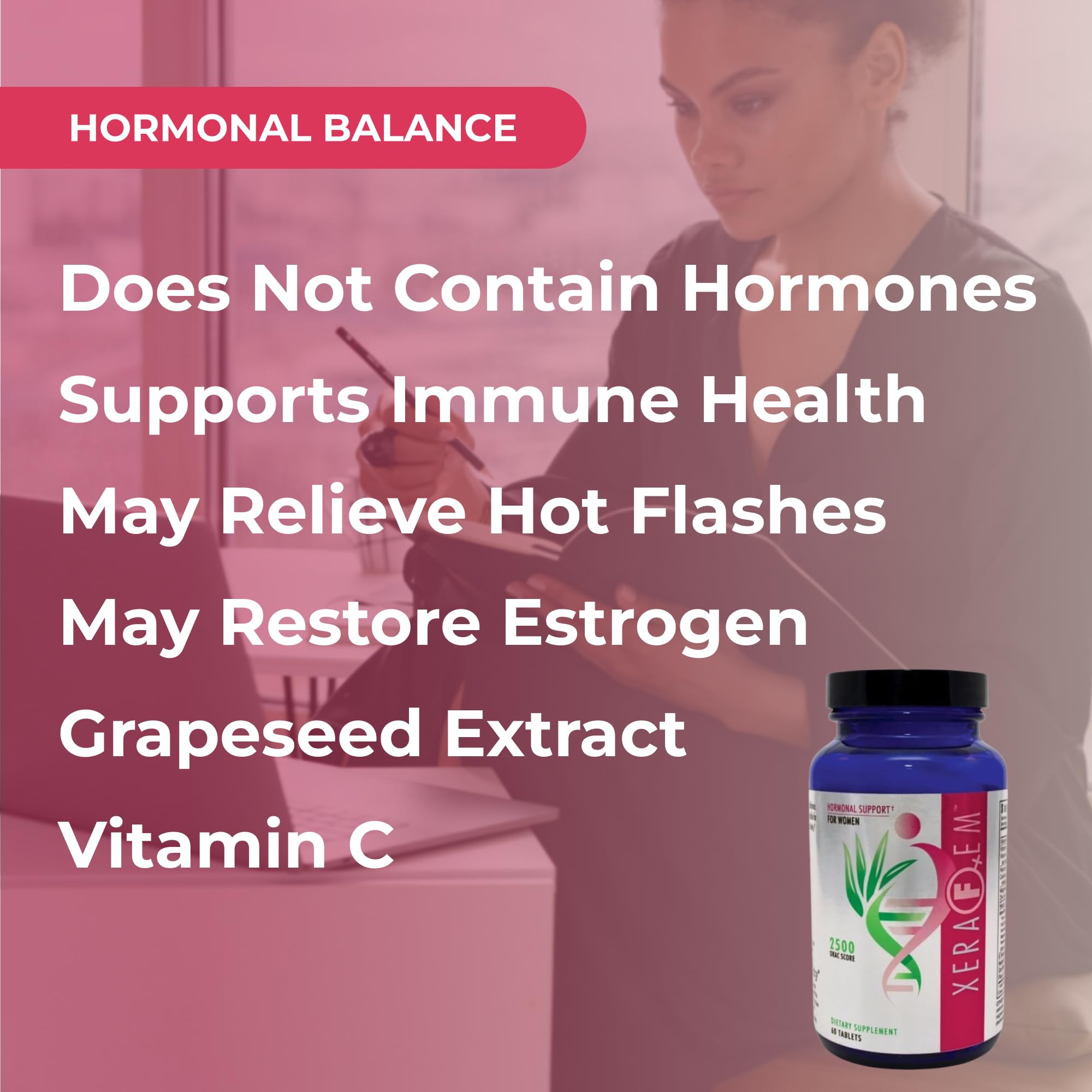 Youngevity XeraFem – Hormonal Support for Women with Vitamins, Minerals, Maca Root, and Grapeseed Extract – Supports Hormonal Balance and Immune Health – 60 Tablets Youngevity Au supplements