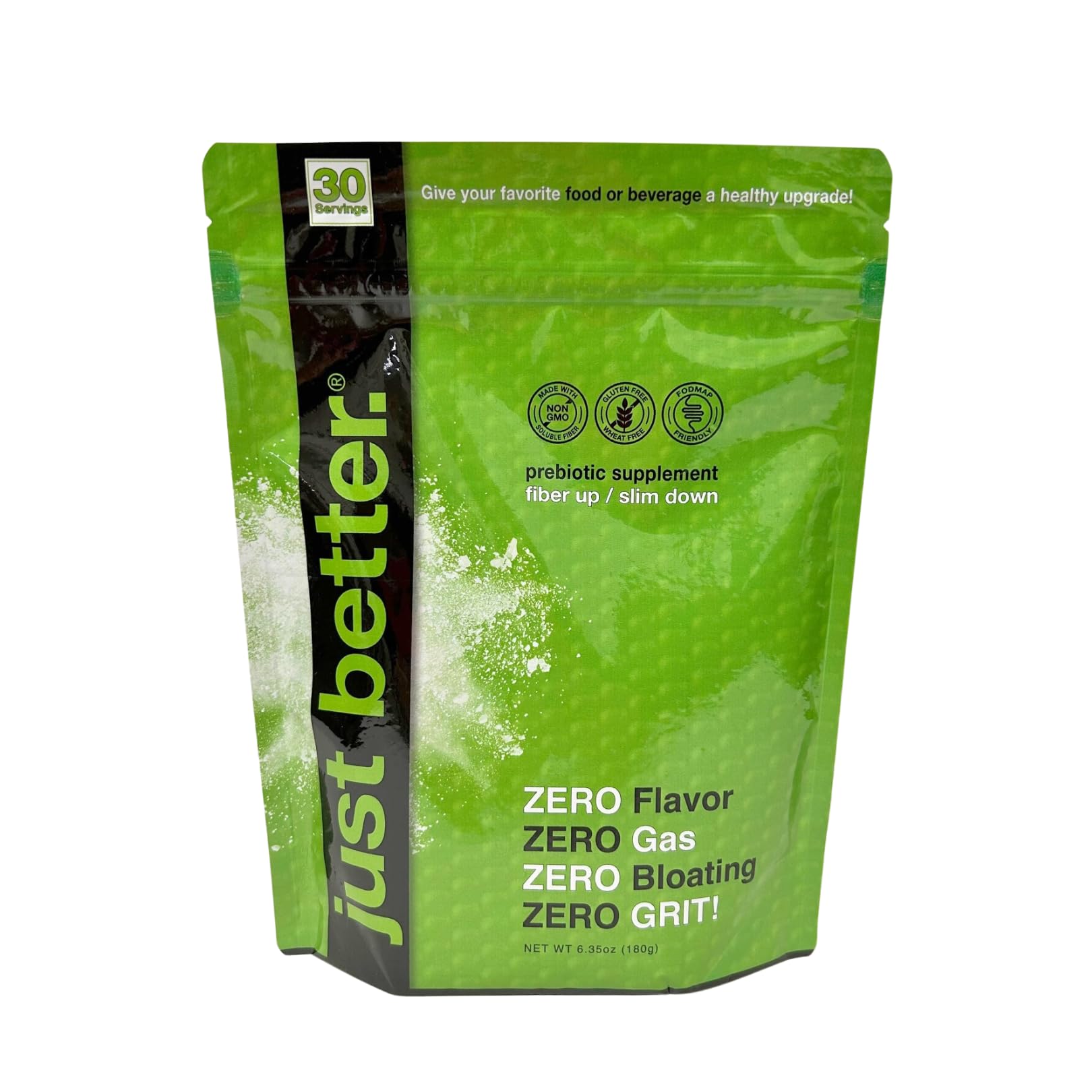 just better. Prebiotic Fiber Supplement for a Healthy Gut | Fiber Powder with Zero Grit Zero Taste and No Bloating or Gas | Feel Full Faster