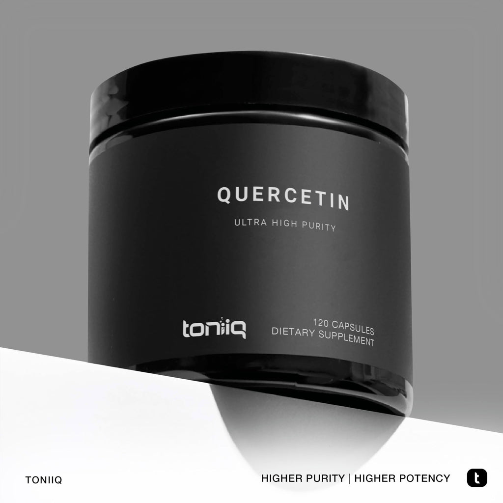 Toniiq Ultra High Purity Quercetin Capsules - 95%+ Highly Purified and Bioavailable - 1000mg Per Serving - 120 Capsules Quercetin Supplement Toniiq Au supplements