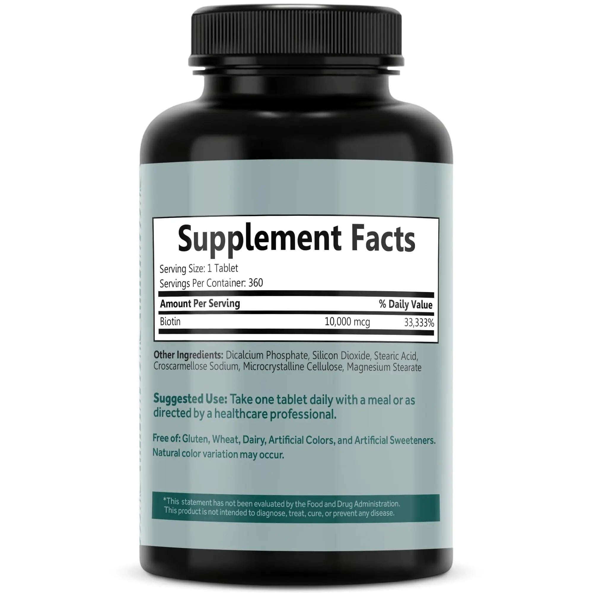 Bliss Serenity Biotin 10000mcg - Max Strength Biotin Supplement - Hair Skin and Nails Vitamins Bliss Serenity Au supplements