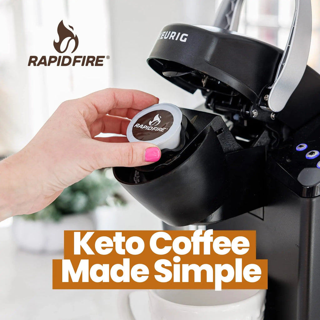 Rapidfire French Vanilla Ketogenic High Performance Keto Coffee Pods, Supports Energy Rapid Fire Au supplements
