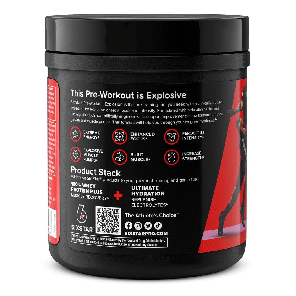 Six Star Pre Workout PreWorkout Explosion Pre Workout Powder for Men & Women PreWorkout Six Star Au supplements