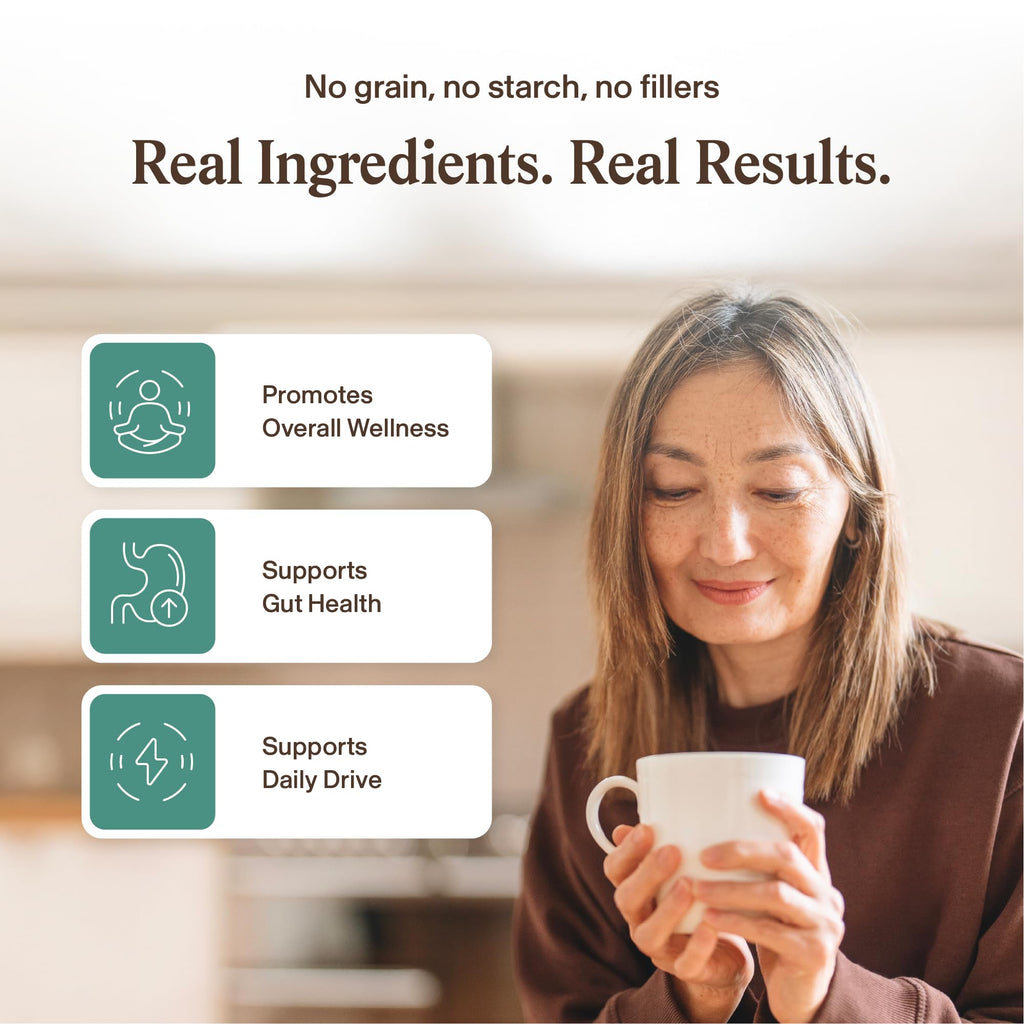Real Mushrooms 5 Defenders - Adaptogenic Mushrooms Complex with Chaga, Reishi, Turkey Tail, Maitake & Shiitake for Wellness Support