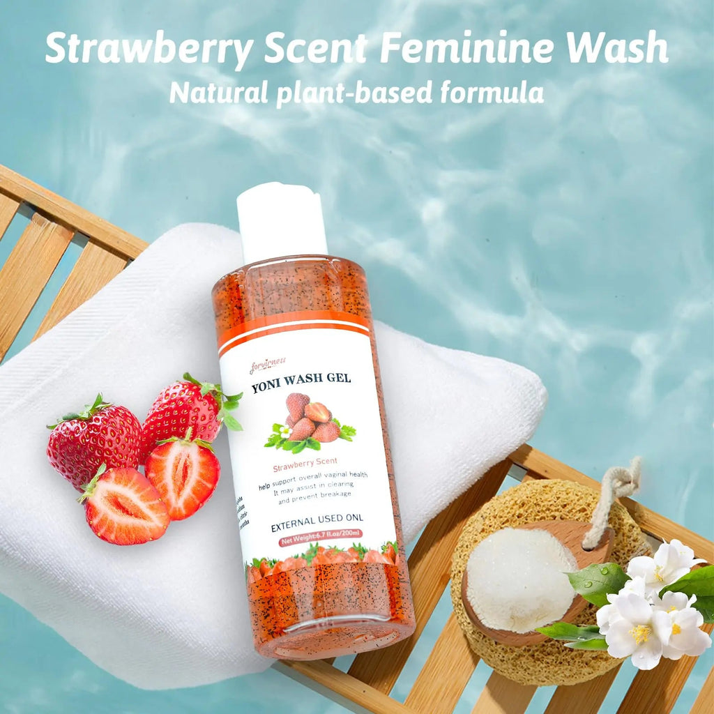 Yoni Wash Yoni Oil Yoni Bar Soap for Women PH Balance, Strawberry Body Oil, Feminine Wash forvirness Au supplements