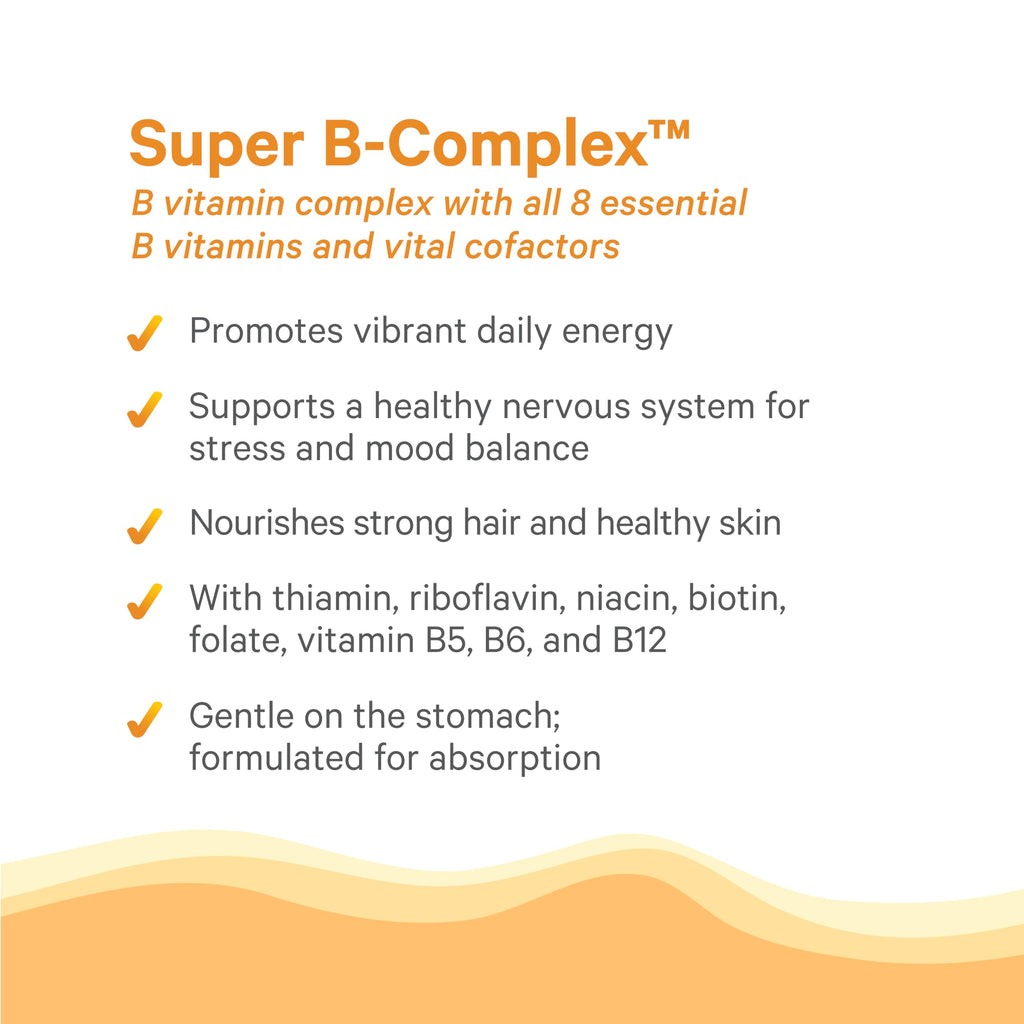 PURE SYNERGY Super B-Complex | Vitamin B Complex Made with Organic Whole Foods | Vegan Supplement with Natural Vitamin B12, Niacin, and Folate | for Energy