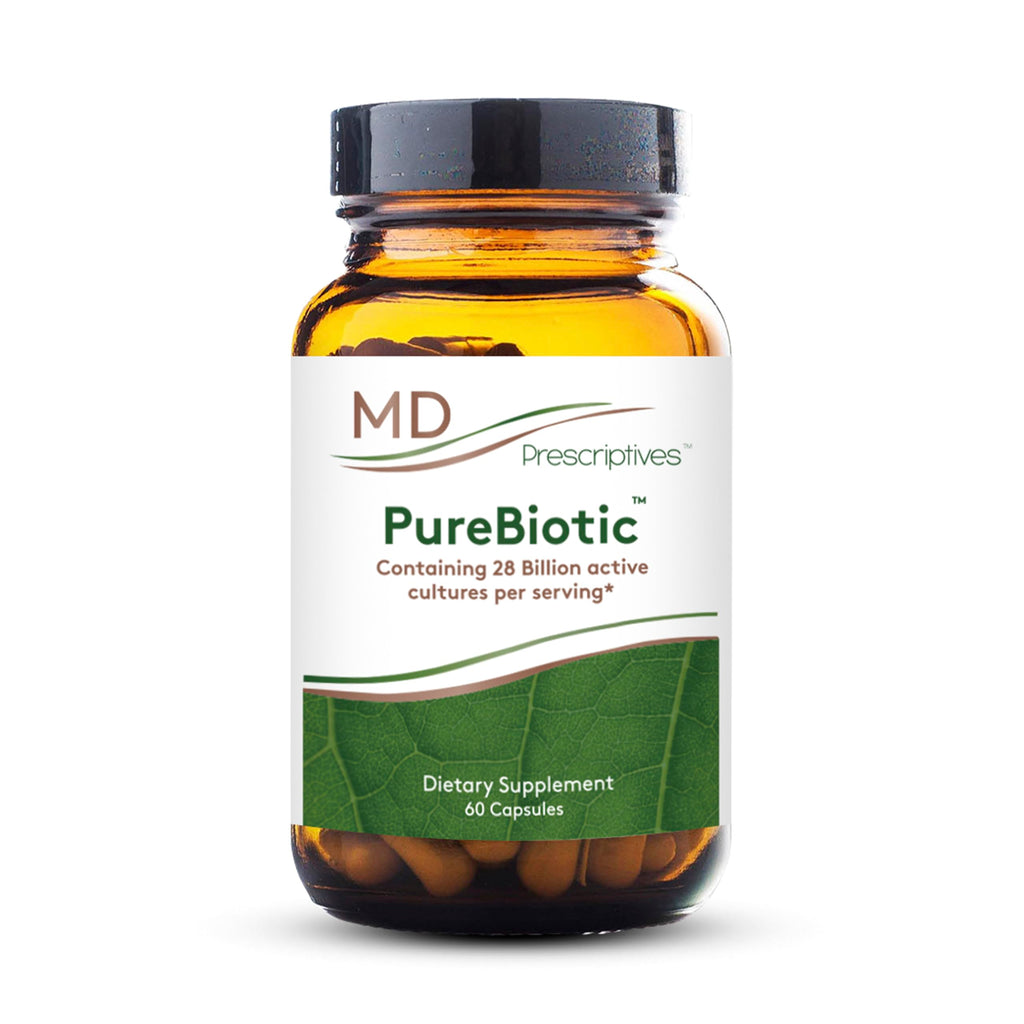 MD Prescriptives - PureBiotic - Probiotic Dietary Supplement for Digestive & Gut Health - 60 Capsules
