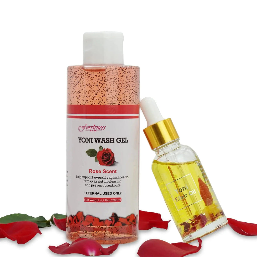 forvirness Feminine Wash & Natural Yoni Oil Set, Vaginal Wash with Cleaning Factor - Remove Odor forvirness Au supplements