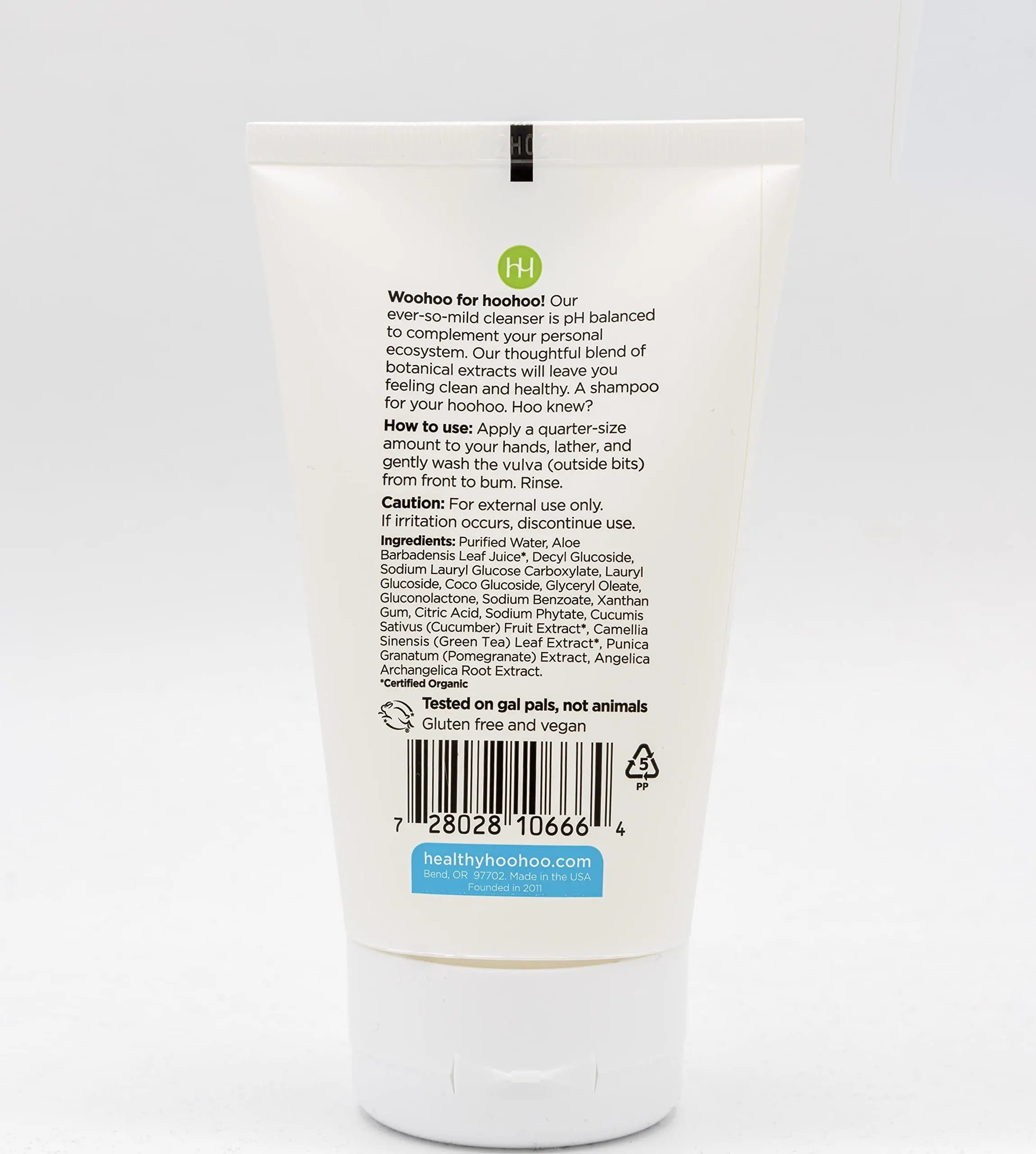healthy hoohoo Gentle Feminine Wash - Organic Ingredients, pH Balanced, Fragrance Free healthy hoohoo Au supplements