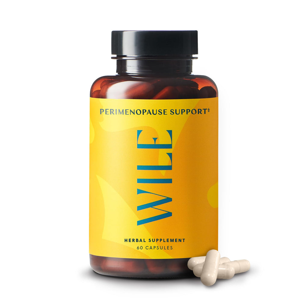 WILE Menopause and Perimenopause Supplements for Women with Ashwagandha - Menopausal Symptoms Relief for Stress, Hot Flashes, Night Sweats - Healthy Sleep & Hormone Balance Support, Vegan, 30 Servings WILE Au supplements
