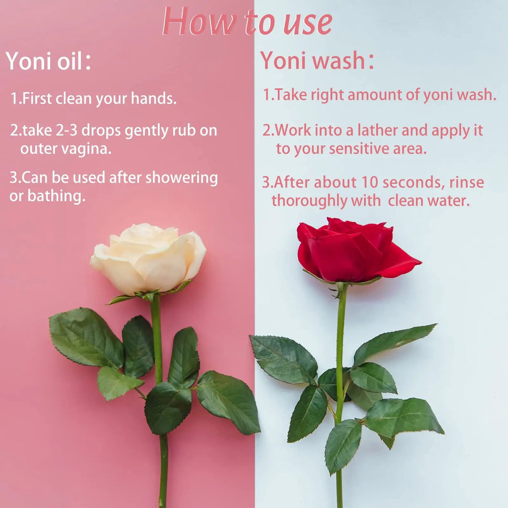 forvirness Feminine Wash & Natural Yoni Oil Set, Vaginal Wash with Cleaning Factor - Remove Odor forvirness Au supplements