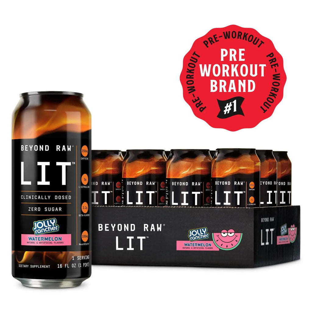 BEYOND RAW LIT On The Go | Ready to Drink Cans | Contains Caffeine, L-Citrulline BEYOND RAW Au supplements