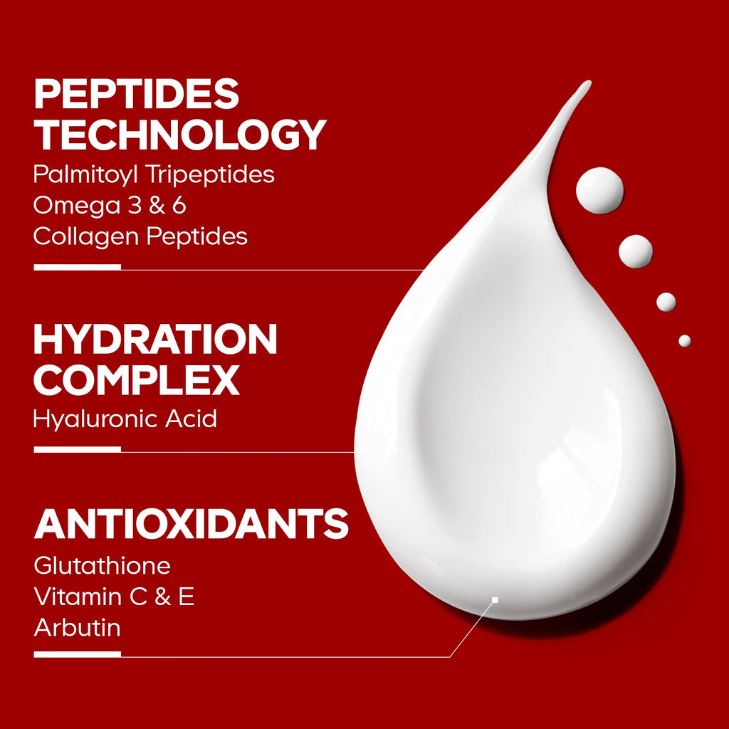 Maison Rouge Brightening Face Serum by Codeage - Glutathione Serum, Vitamin C, E, Hyaluronic Acid, Collagen - Radiance Enhancing - Parabens and Sulfates-Free - Refillable - All Skin Types - 1.7 fl oz Codeage Au supplements