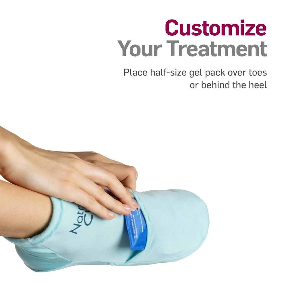 NatraCure Cold Therapy Socks - Reusable Gel Ice Frozen Slippers for Feet NatraCure Au supplements