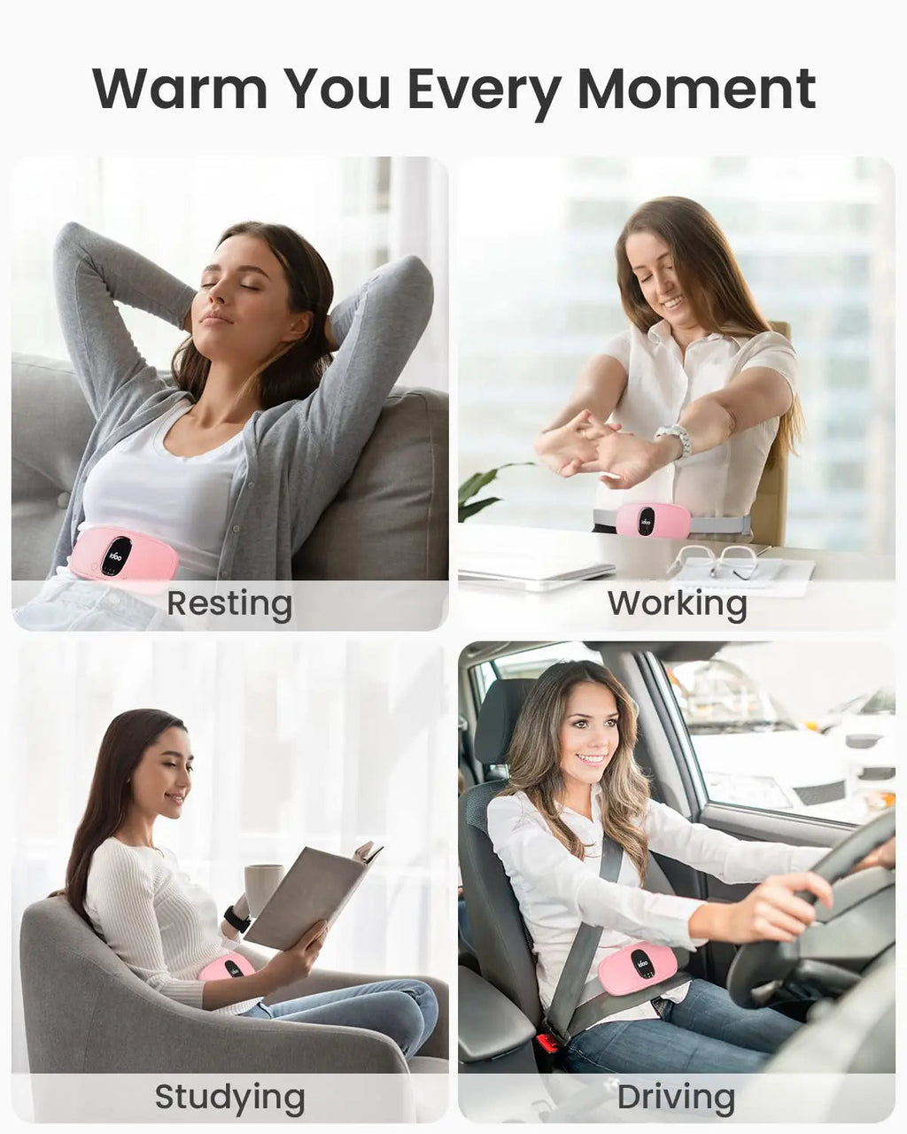 FSA HSA Eligible Portable Cordless Menstrual Heating Pad, iDOO Period Heating Pads iDOO Au supplements