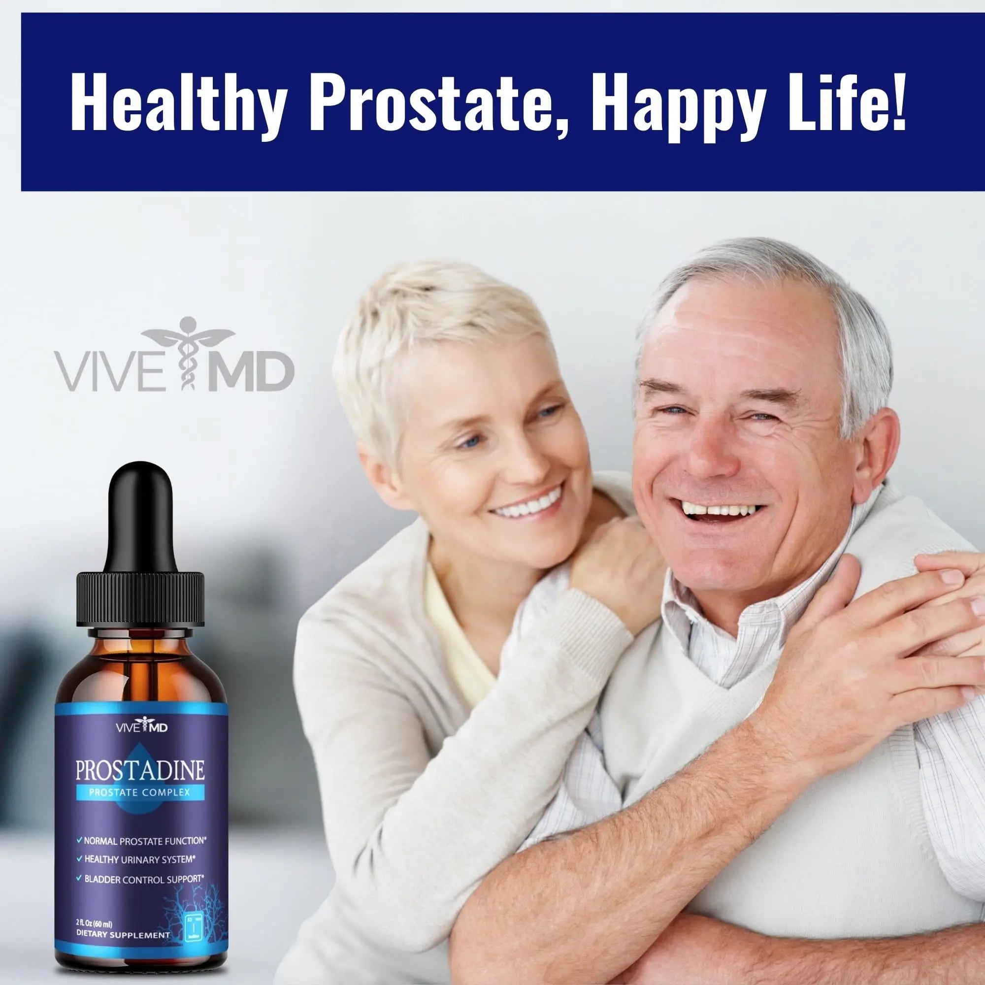 VIVE MD Prostadine Drops for Prostate Health, Bladder Urinating Issues - Prostadine Official Drop Formula - Extra Strength with Pomegranate, Prostadine Reviews (Package of 5) VIVE MD Au supplements