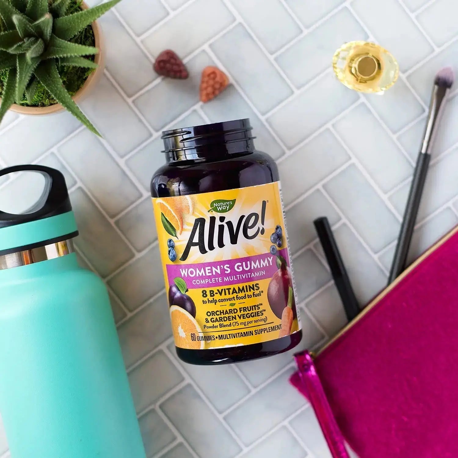Nature's Way Alive! Women’s Gummy Multivitamin, 16 Vitamins & Minerals, Energy Metabolism*, Hair Skin & Nails Nature's Way Au supplements