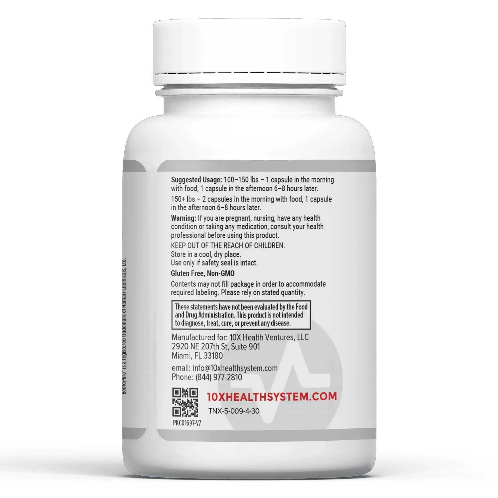 10X Health Optimize Multivitamin for Men - 90 Capsules, Methylated Multivitamin 34 in 1 Formula with 800 mcg of Vitamin B12, 5-MTHF, NAC - Methyl B Complex 10X Health System Au supplements