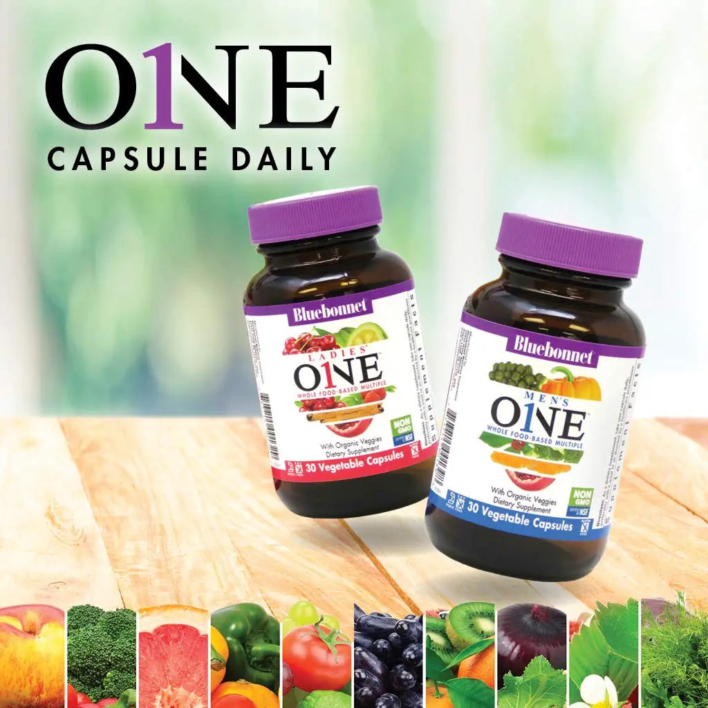 Bluebonnet Nutrition One for Men Whole Food-Based Multiple, Daily Nutrition*, Non-GMO, Vegetarian Friendly, Kosher BlueBonnet Au supplements