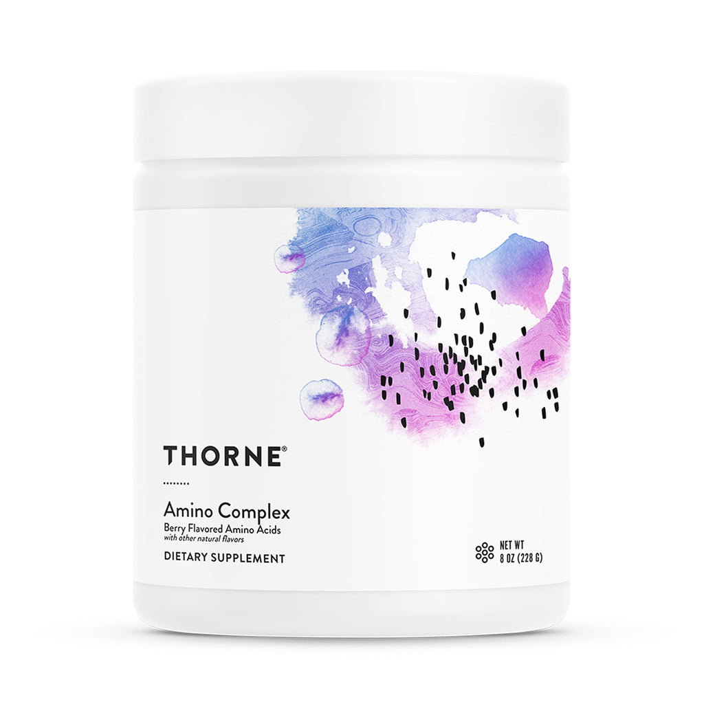 THORNE - Amino Complex - Clinically-Validated EAA and BCAA Powder for Pre or Post-Workout - Promotes Lean Muscle Mass & Exercise Recovery* - NSF Certified for Sport - 30 Servings - 8.0 Oz - Berry THORNE Au supplements