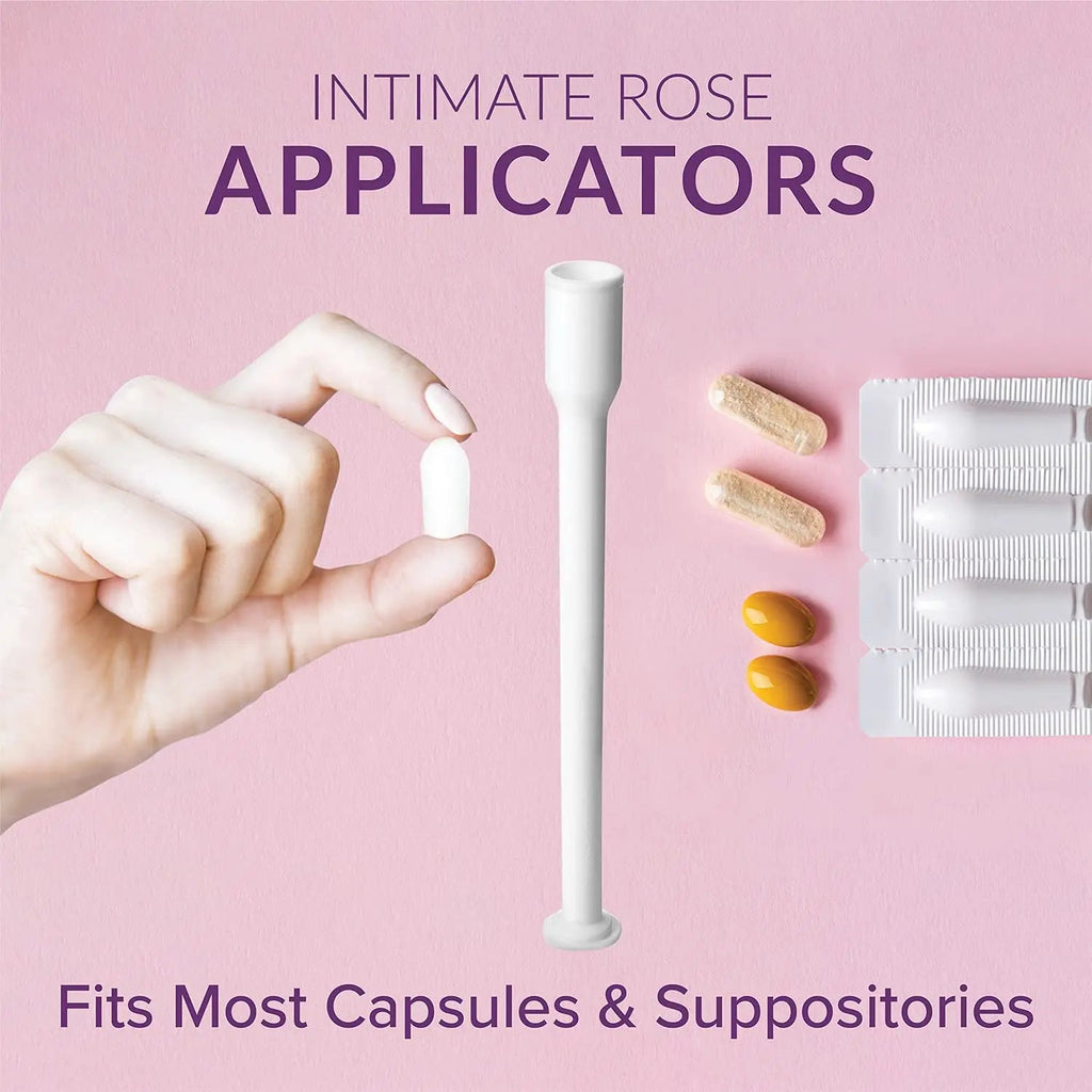 Intimate Rose 15 Count Vaginal Suppository Applicator - Fits Most Boric Acid Suppositories & Vaginal Intimate Rose Au supplements
