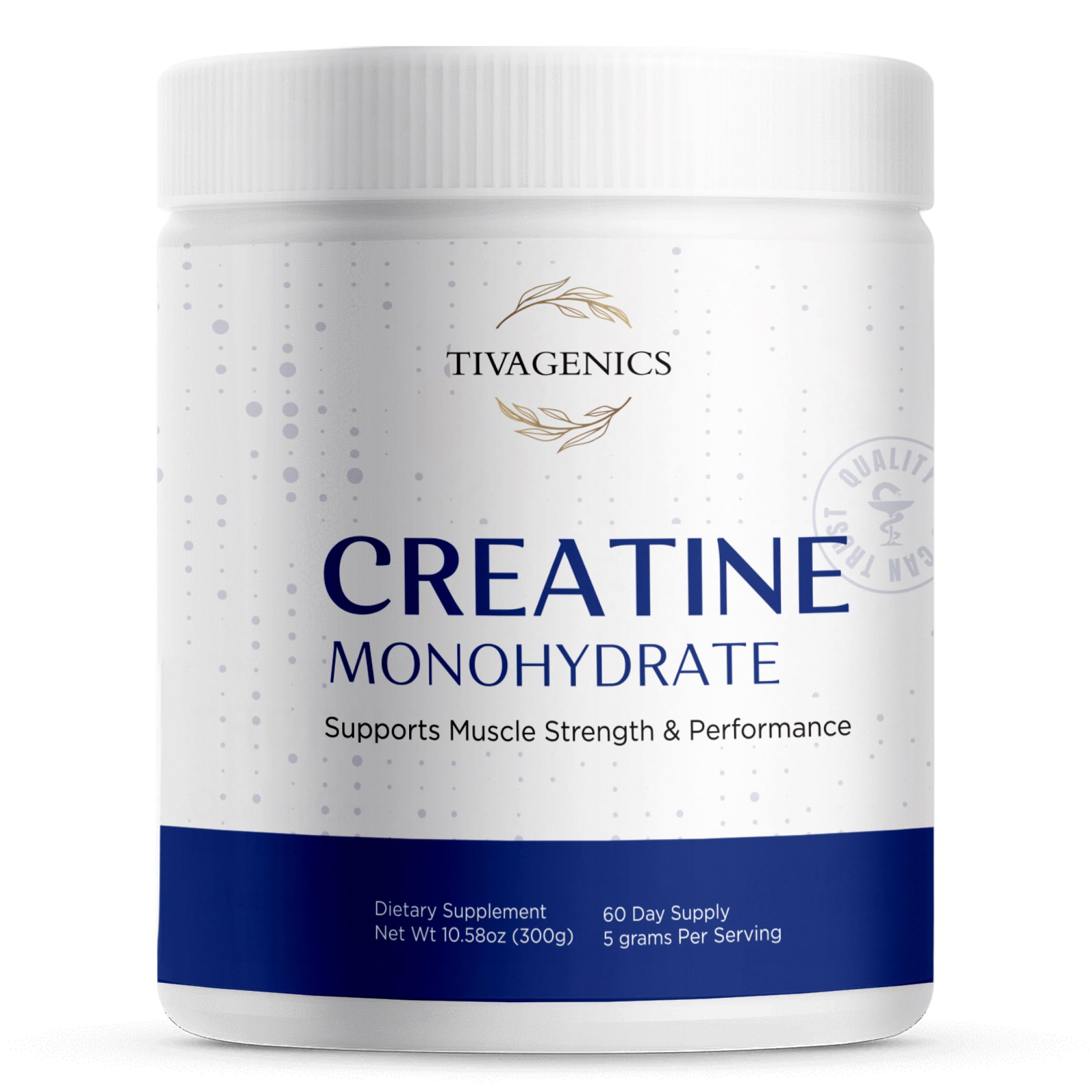 TIVAGENICS Pure Creatine Monohydrate Powder 300g – Micronized Supplements 5g Serving for Support Muscle Growth & Health | Unflavored Creatine for Men & Women LabTested Vegan-Friendly 60 Days Supply TIVAGENICS Au supplements
