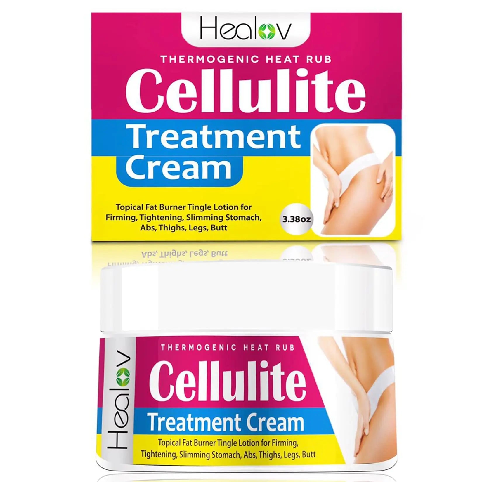 Slimming Hot Cream Fat Burner for Tummy - Skin Tightening Cream for Stomach Fat & Cellulite Healov Au supplements