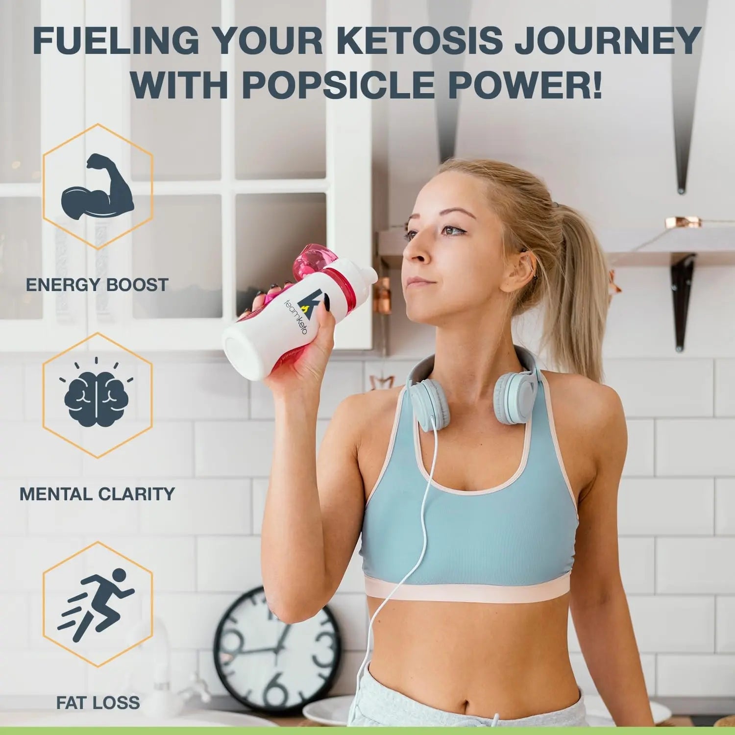 TeamKeto exogenous Ketones Powder, Pure Keto BHB Salts | Dairy & Gluten Free-Best Keto TeamKeto Au supplements