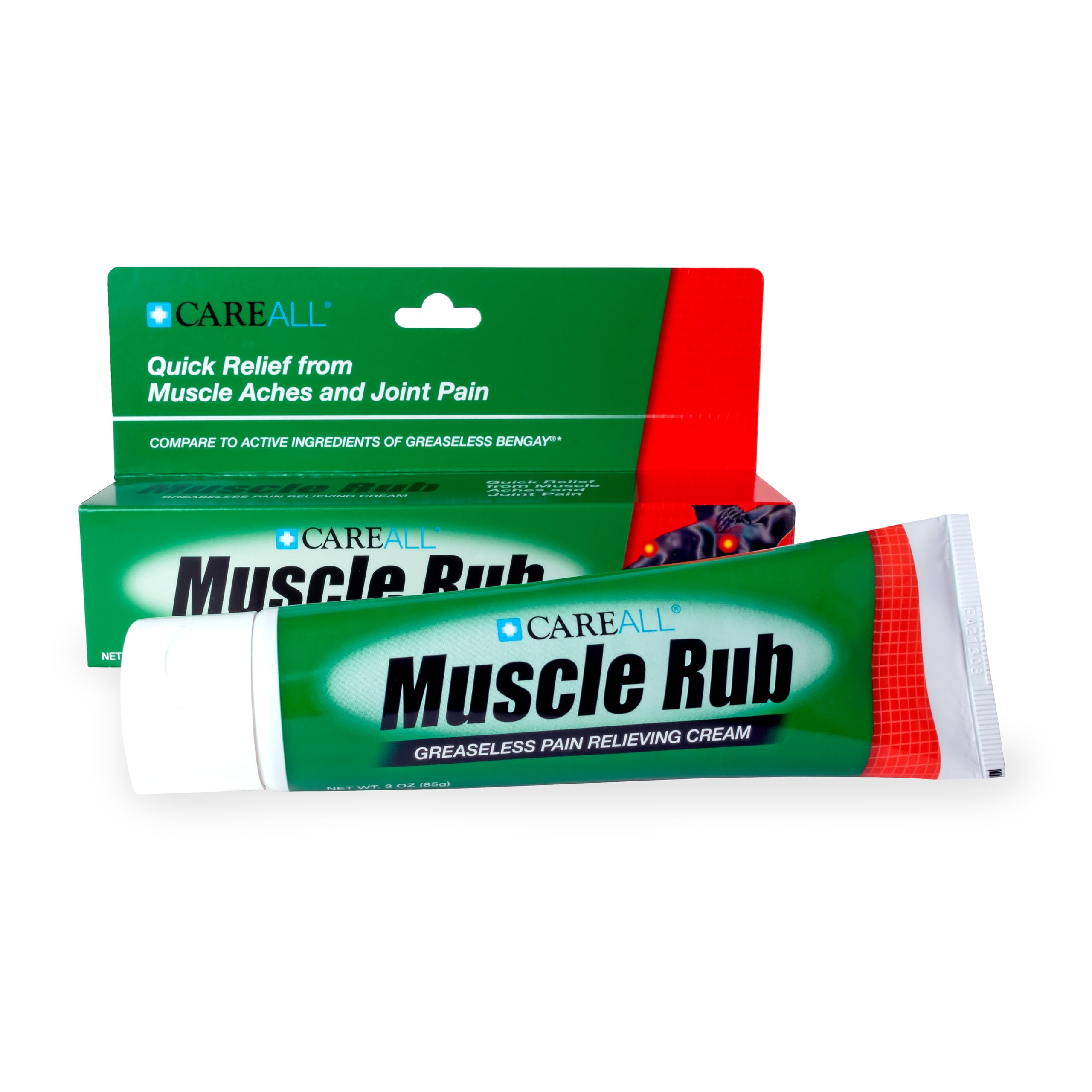 CareAll Muscle Rub Non-Greasy Cream 3.0 oz. Ultra Strength. Relief from Minor Aches and Pains in Muscles and Joints. 10% Menthol & 15% Methyl Salicylate CareAll Au supplements
