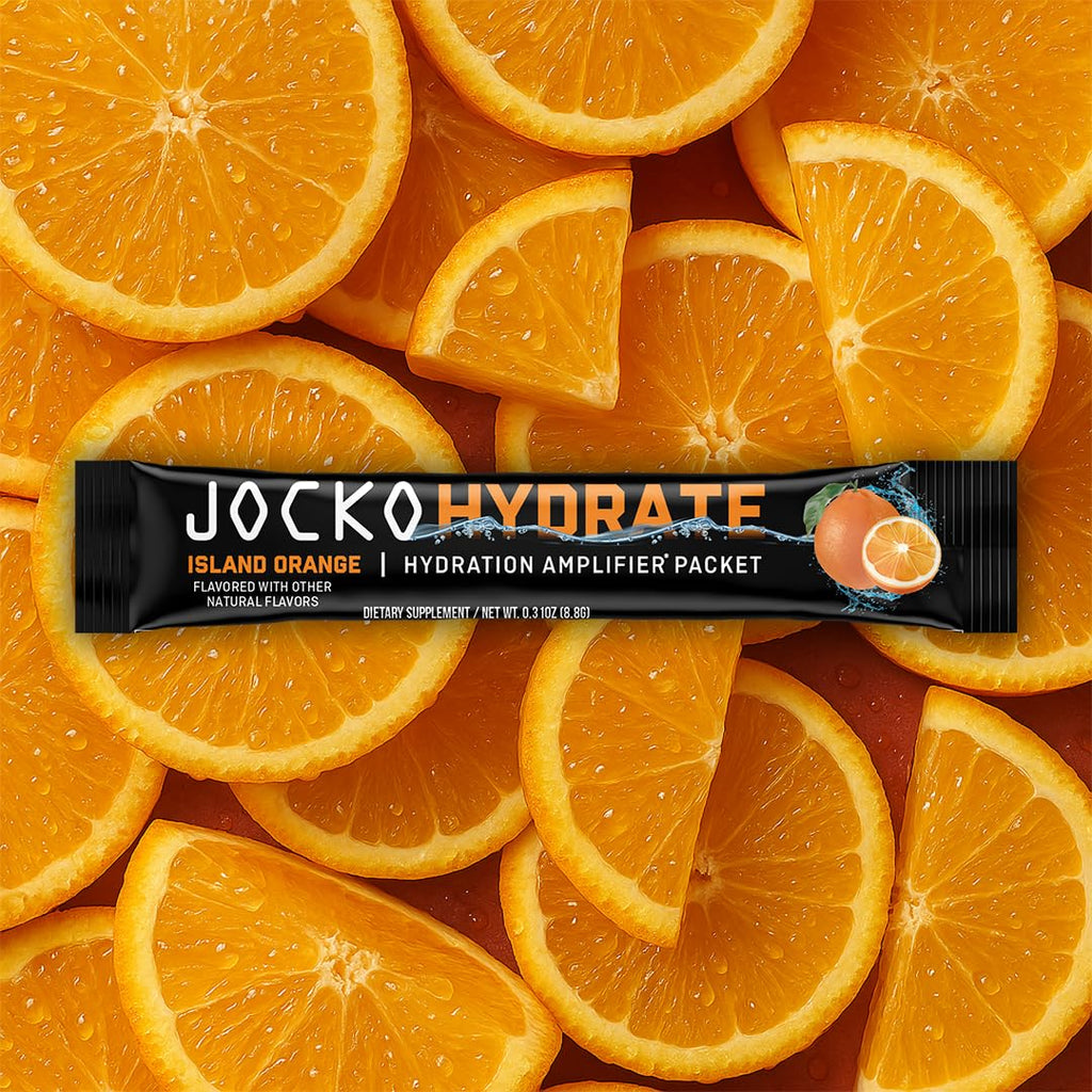 Jocko Fuel Hydrate Electrolytes Powder Packets Low Sugar - Hydration Amplifier Packets for Recovery, Dehydration, & Exercise - with Vitamins B6, B12 & C