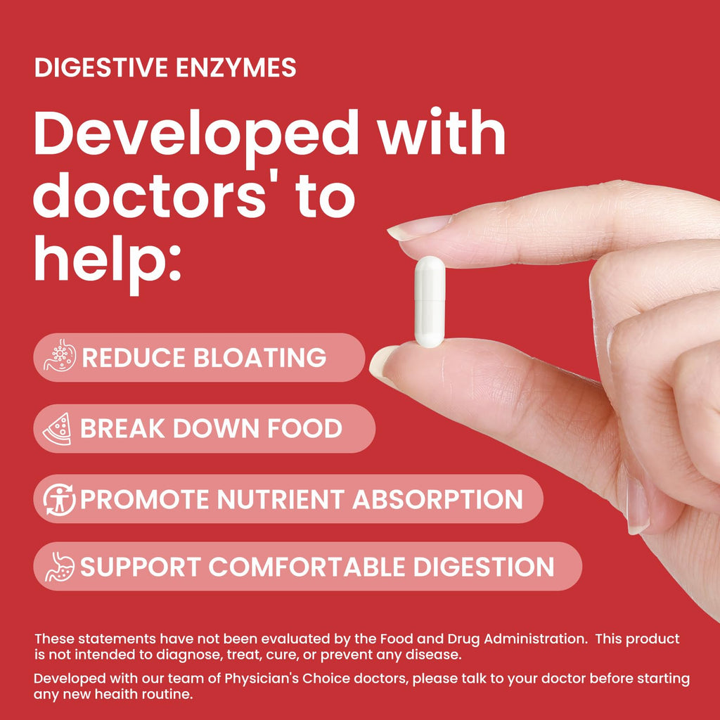 LOUDSAY Digestive Enzymes - Multi Enzymes, Organic Prebiotics & Probiotics for Digestive Health & Gut Health - Meal Time Discomfort Relief & Bloating - Dual Action Approach - 60 CT LOUDSAY Au supplements