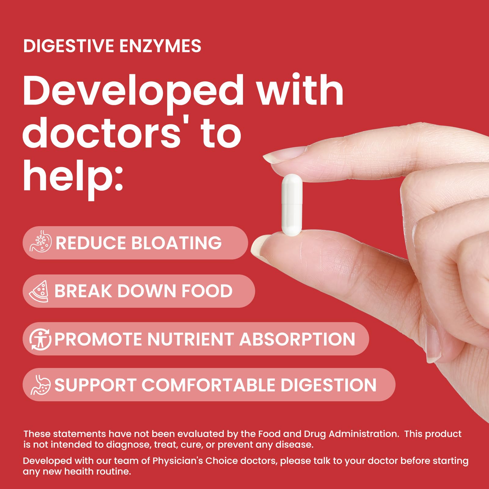 LOUDSAY Digestive Enzymes - Multi Enzymes, Organic Prebiotics & Probiotics for Digestive Health & Gut Health - Meal Time Discomfort Relief & Bloating - Dual Action Approach - 60 CT LOUDSAY Au supplements