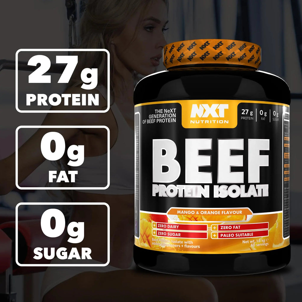 NXT Nutrition Beef Protein Isolate Powder - Protein Powder High in Natural Amino Acids NXT Nutrition Au supplements