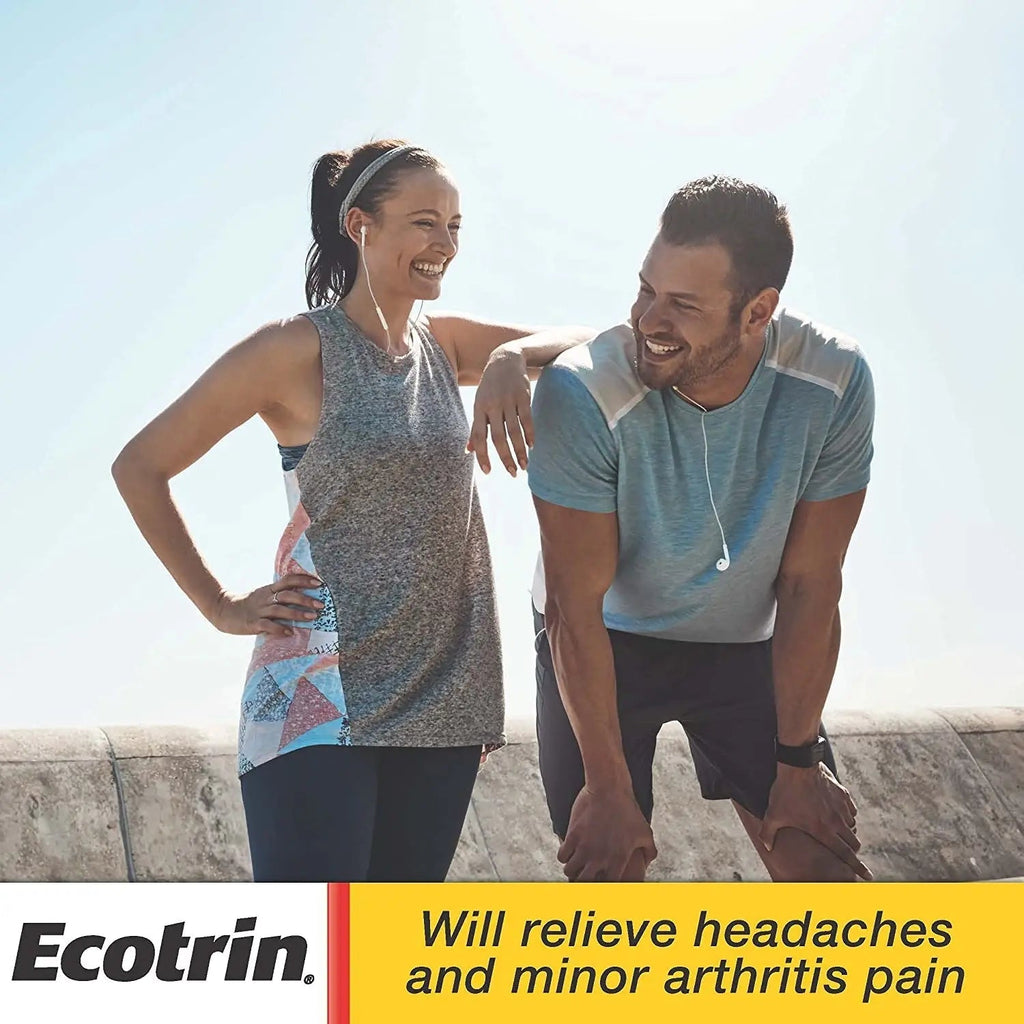 Ecotrin Safety Coated Aspirin Arthritis Pain Reliever Tablets, Regular Strength, NSAID 325 mg, 125 ct (Pack of 2) Ecotrin Au supplements
