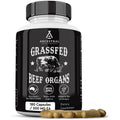 Ancestral Supplements Grass Fed Beef Organ Supplement, Supports Whole Body Wellness with Proprietary Blend of Liver, Heart, Kidney, Pancreas, Spleen, Freeze-Dried Beef, Non-GMO, 180 Capsules Ancestral Supplements Au supplements