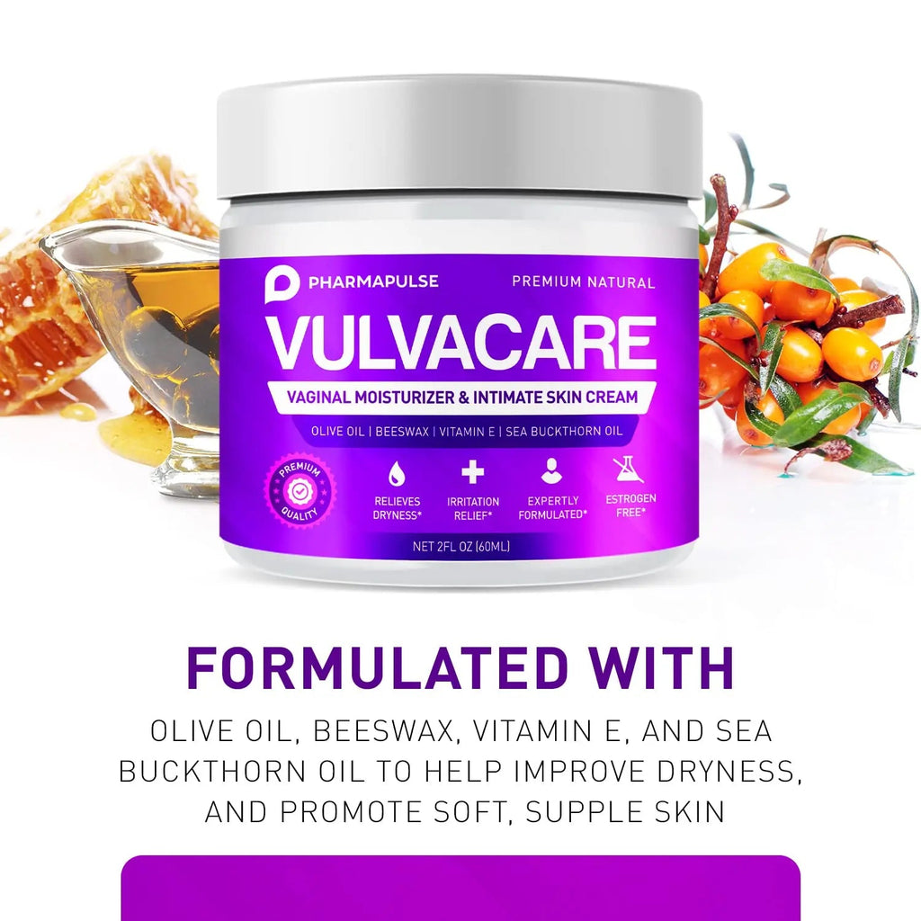 Pharmapulse Vaginal Moisturizer, Vulva Balm Cream, Intimate Skin Care, Menopause Support Pharmapulse Au supplements
