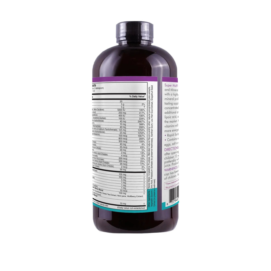 Liquid Super Multivitamin and Minerals - Premium Liquid Vitamins for Enhanced Absorption - Daily Liquid Multivitamin Supplement Life Solutions Au supplements