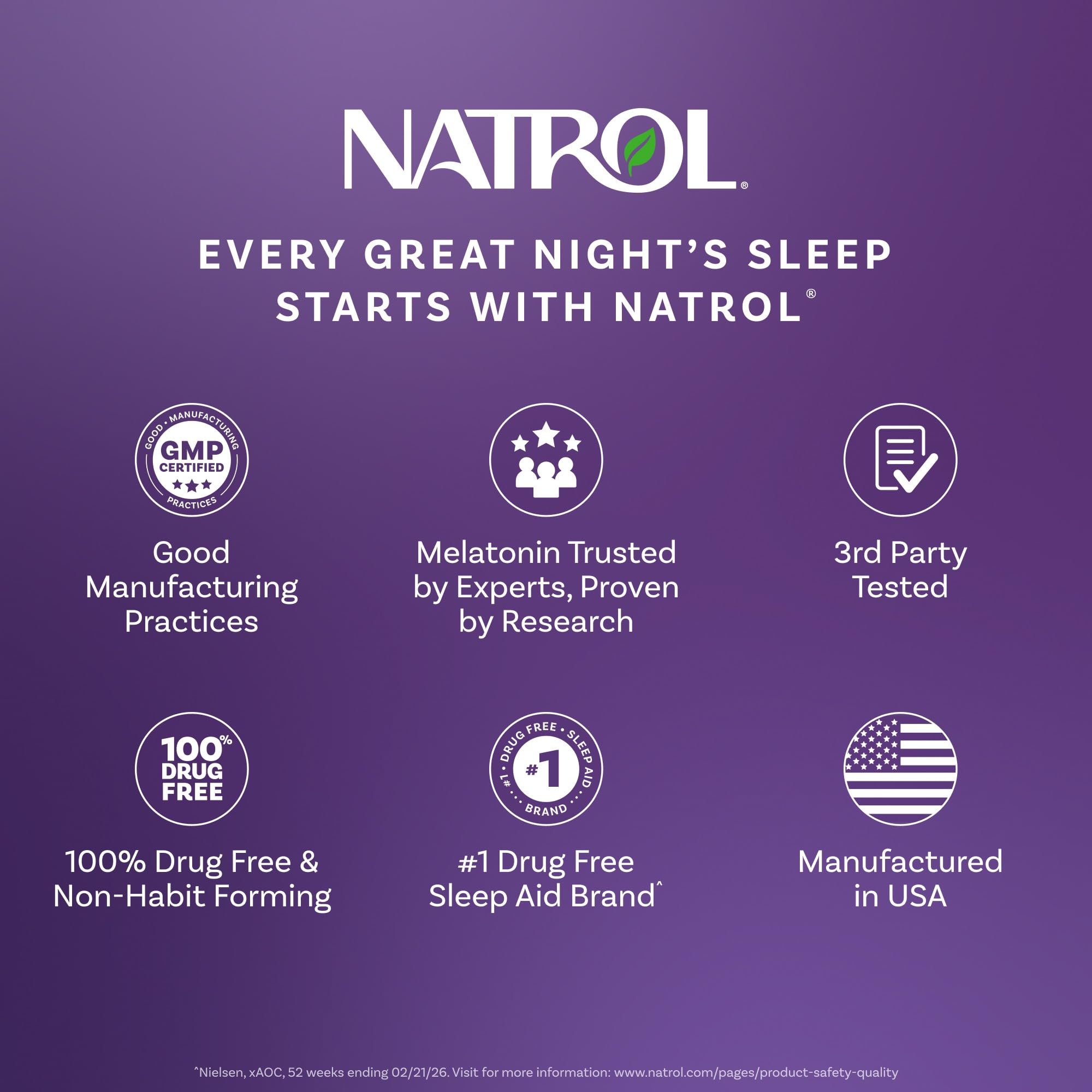 Natrol Melatonin 10mg Fast Dissolve Tablets - Strawberry Flavor, 100 Count, Sleep Support, Fast Dissolve Melatonin for Adults, 100-Day Supply