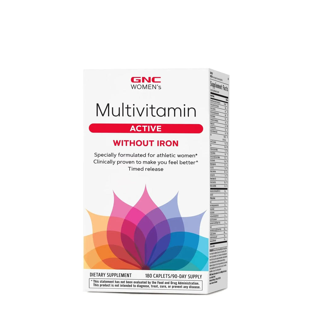 GNC Women's Multivitamin Active Without Iron, Supports an Active Lifestyle, 30+ Nutrient Formula, Promotes Bone & Joint Health GNC Au supplements