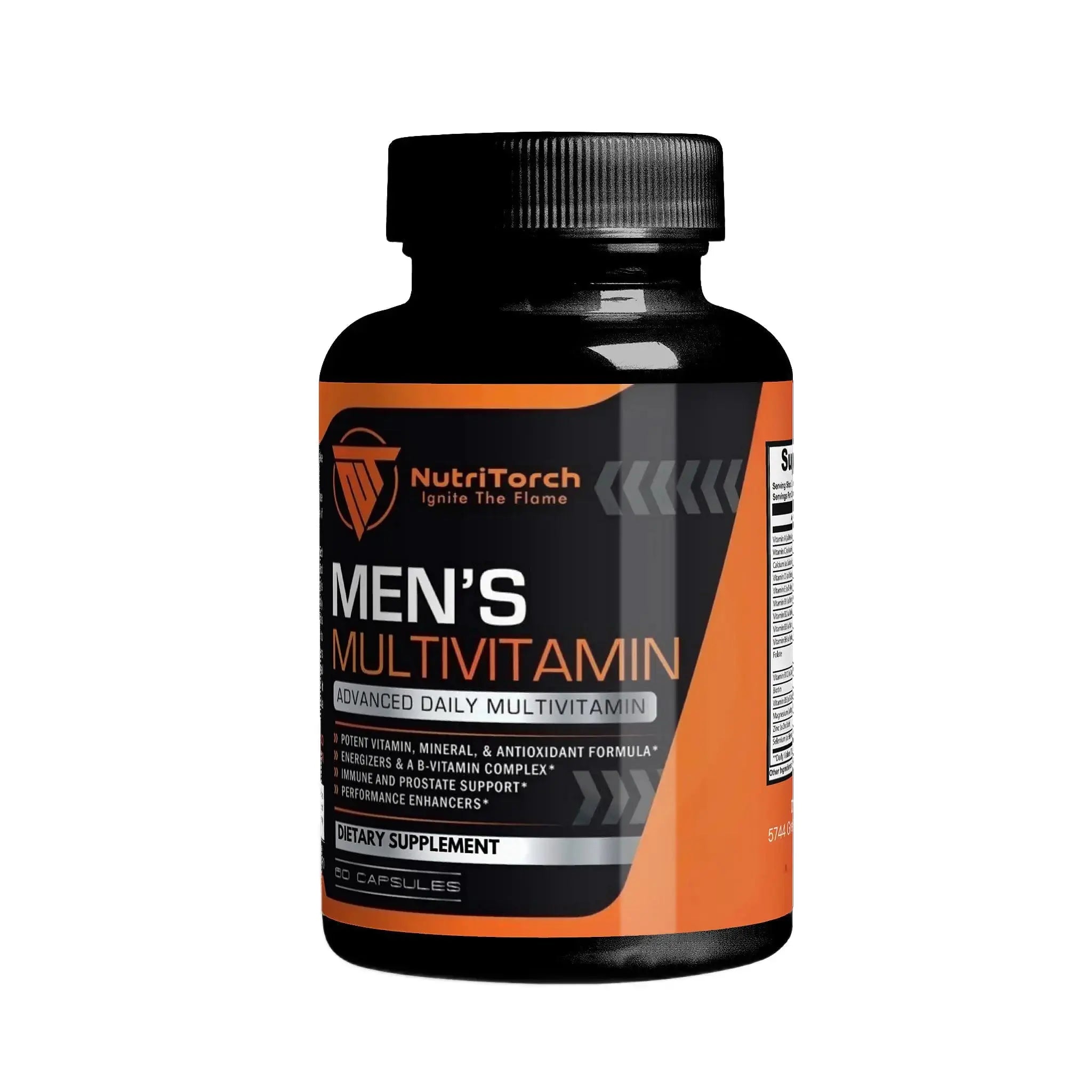 NutriTorch Multivitamin for Men – Adult Dietary Supplement with Vitamins A, C & D, Minerals & Antioxidants for Immune Support, Increased Energy NutriTorch Au supplements