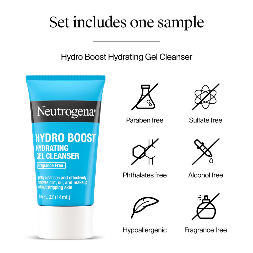 Neutrogena Hydro Boost Water Gel, Hyaluronic Acid Facial Moisturizer for Normal to Oily Skin, Hydrating Face Moisturizer,