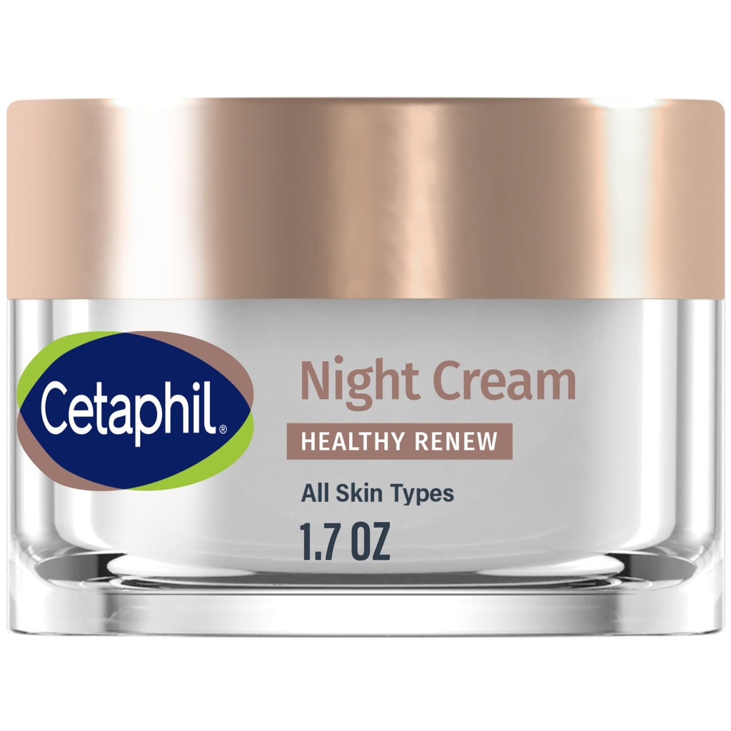 Cetaphil Healthy Renew Skin Tightening Night Cream 1.7 Oz, Wrinkle Repair Cream for Face with Peptides