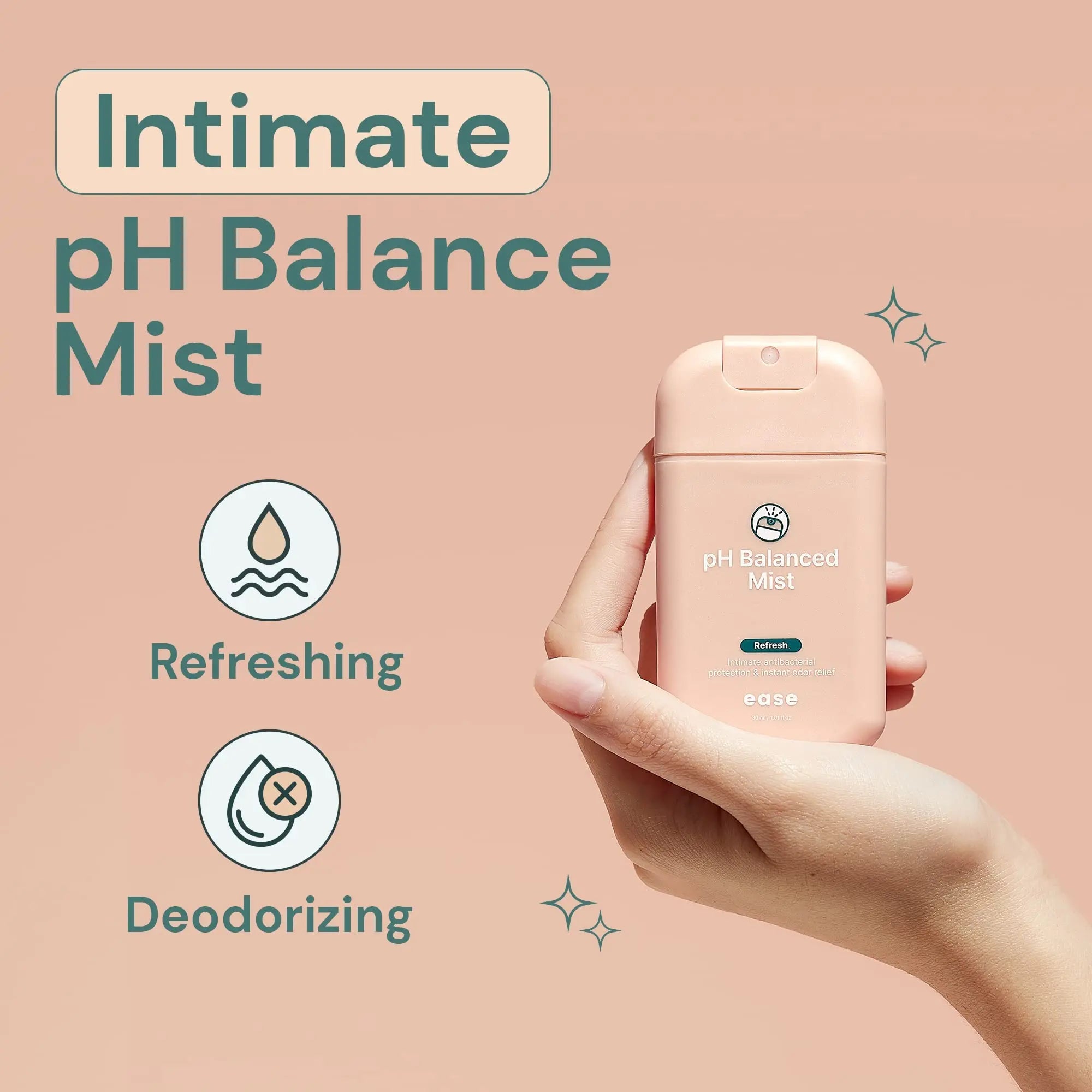 Ease Intimate Soothing pH-Balanced Mist for Feminine Itching and Discomfort Relief Ease Au supplements