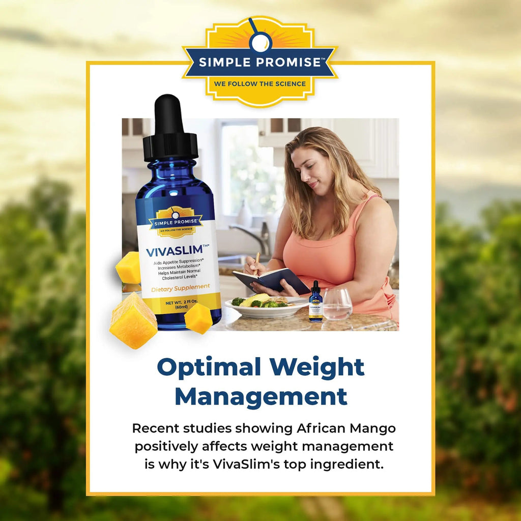 Simple Promise - VivaSlim - Natural Liquid Drops with African Mango, 2 fl oz Simple Promise Au supplements