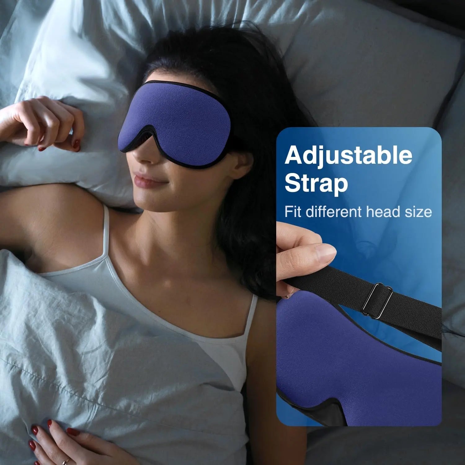 YFONG Weighted Sleep Mask, Women Men 3D Eye Mask Blocking Lights YFONG Au supplements