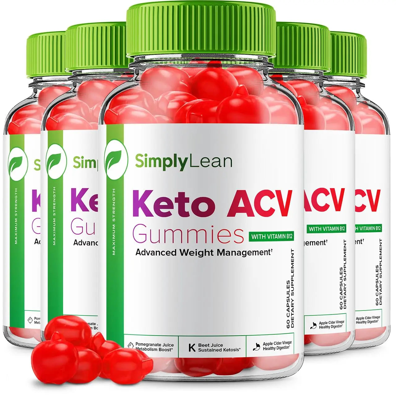 (5 Pack) Simply Lean Keto ACV Gummies - Official - Keto Simply Lean ACV Advanced Rillvo Au supplements